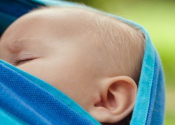 Bikin sendiri gendongan baby sling pouch