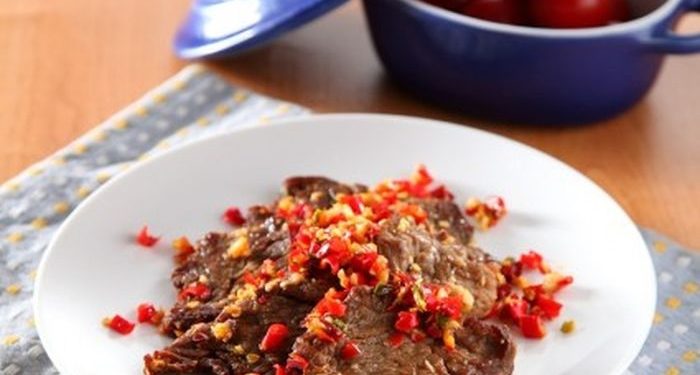 Daging Goreng Tabur Cabai