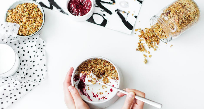 Es Yoghurt Edamame Cokelat