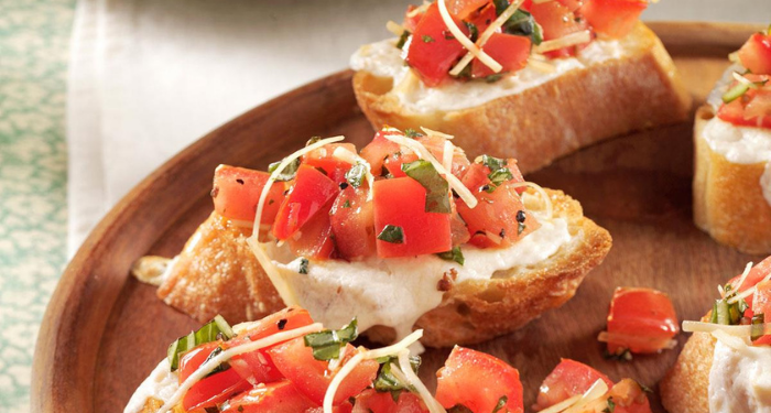 Cheese Tomato Bruschetta
