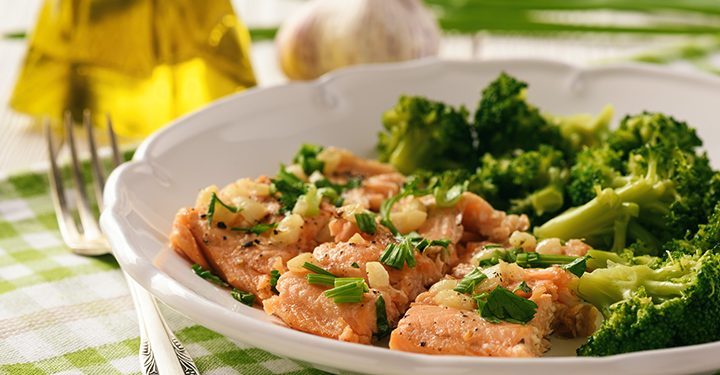 Broccoly and Fish Baked