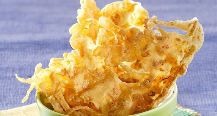 Rempeyek Rebon Pedas