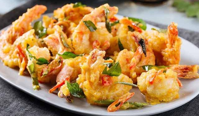 Resep Udang Goreng Telur Asin