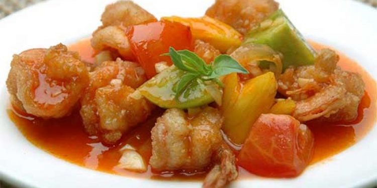 Bistik Udang Asam Manis