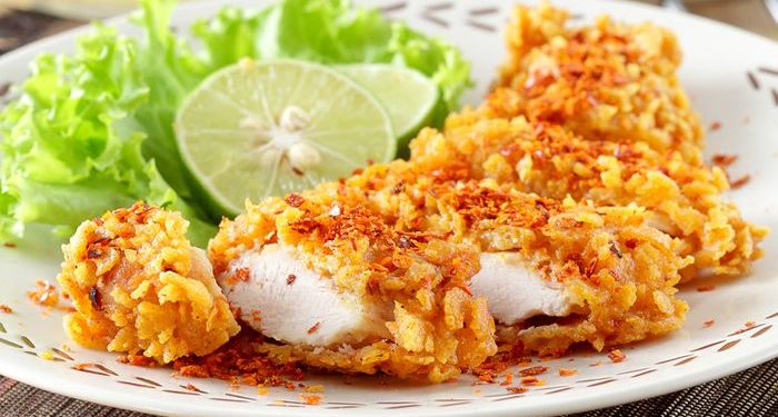 Resep Ayam Balut Cornflake Pedas