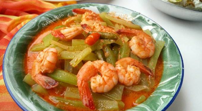 Resep Sayur Labu Merah Udang