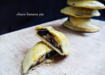 Resep Choco Banana Pie, Lembut di Dalam, Manis di Luar