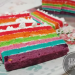Steamed Rainbow Cake
