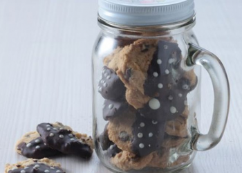 Banana Choco Caramel Cookies