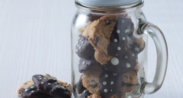 Banana Choco Caramel Cookies