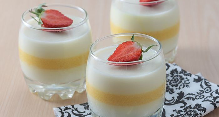 Milk Vanilla Apricot Puding