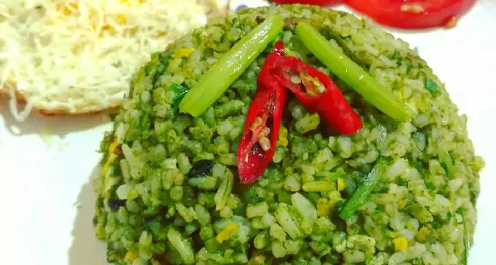 Resep Nasi Goreng Hijau, Menu Sarapan Sehat