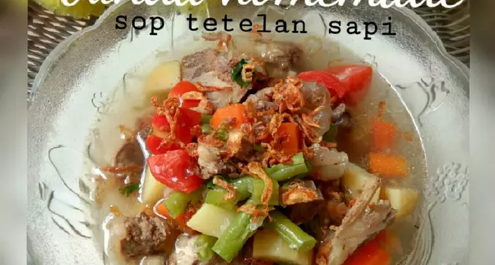Sop Tetelan Sapi Homemade