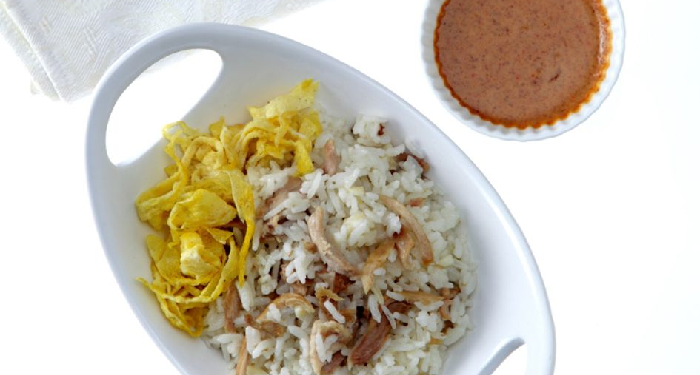Resep Nasi Uduk Ayam Suwir