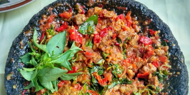 Resep Sambal Tempe Kemangi Pedas