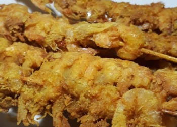 Sate Udang Goreng