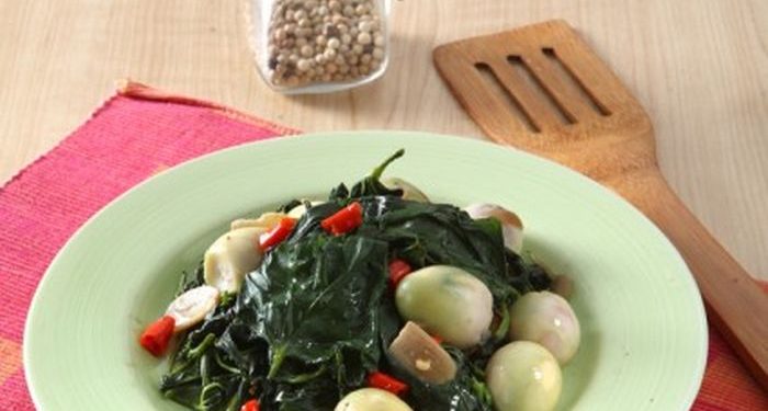 Resep Tumis Daun Ubi Telur Puyuh