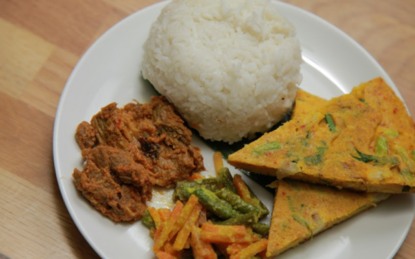 Resep Telur Dadar Tebal khas Restoran Padang