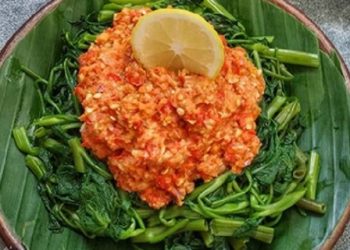 Resep Kangkung Plecing  Segar Khas Lombok 