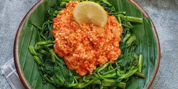Resep Kangkung Plecing  Segar Khas Lombok
