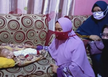 Kunjungi Bayi Korban Miras, Salimah Gorontalo Edukasi Sang Ibu