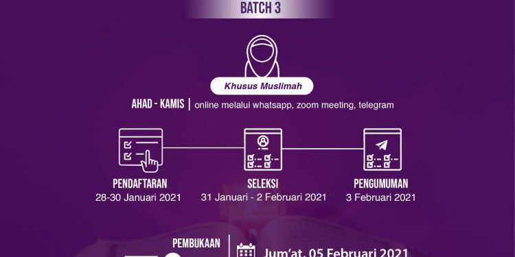Buka Kelas Tahsin Online, RQS Gorontalo Tampung 300 Peserta