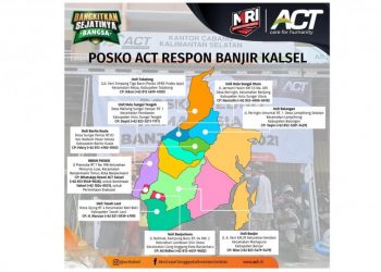 9 Sebaran Posko Kemanusiaan ACT di Banjir Kalsel