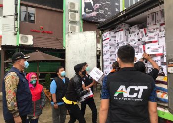 ACT Bekasi Beri 15 Ton Bantuan untuk Sulawesi dan Kalimantan