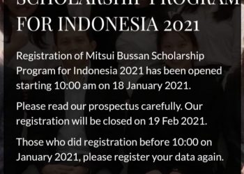 Mitsui Bussan Scholarship Resmi Dibuka, Dapatkan Uang Saku Rp19 Juta Setiap Bulannya