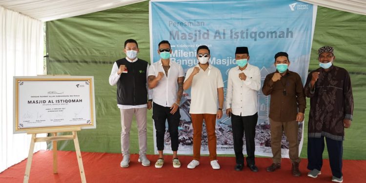 Kalangan Milenial Dirikan Masjid di Palu Gelorakan Semangat Kemanusiaan