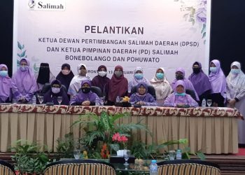 PW Salimah Gorontalo Lantik Dua Pengurus Daerah Sekaligus