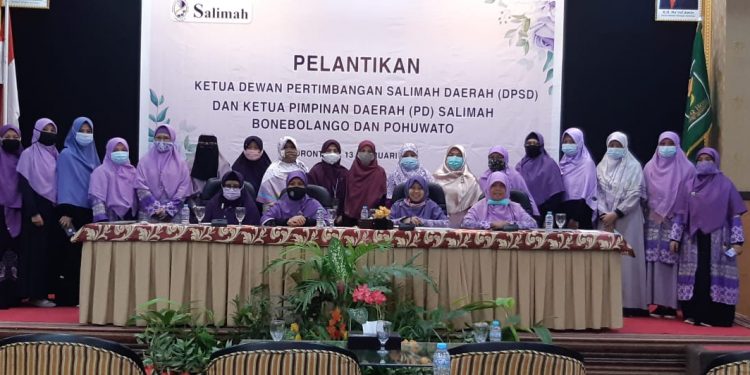 PW Salimah Gorontalo Lantik Dua Pengurus Daerah Sekaligus