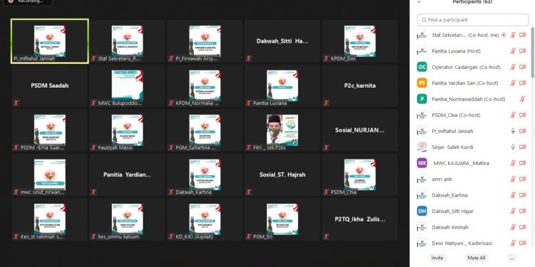 Gelar Mukerda ke-12, Muslimah Wahdah Islamiyah Sinjai Komitmen Jalin Persatuan Umat