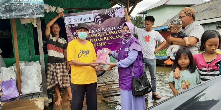 Secara Maraton, Salimah Kalsel Distribusikan Lagi Bantuan untuk Korban Banjir Kalsel