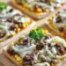 Sarapan Pagi Meleleh dengan Pizza Roti Tawar Mozarella