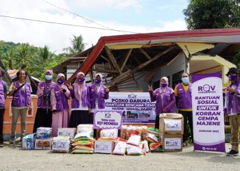 Tim Rescue RQV Salurkan Bantuan Sosial di Pusat Gempa Malunda
