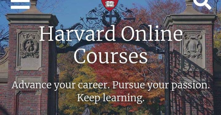 Harvard University Buka 100 Kursus Online Gratis