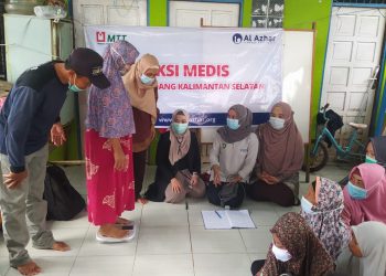 LAZ Al Azhar – MTT Sediakan Posko Medis Bagi Penyintas Banjir Kalimantan Selatan