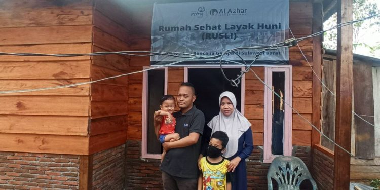 Huntara Rasa Vila bagi Korban Gempa Mamuju