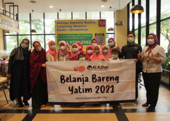 LAZ Al Azhar Ajak Anak Yatim Korban Banjir di Kampung Melayu Belanja Sepuasnya ke Mall