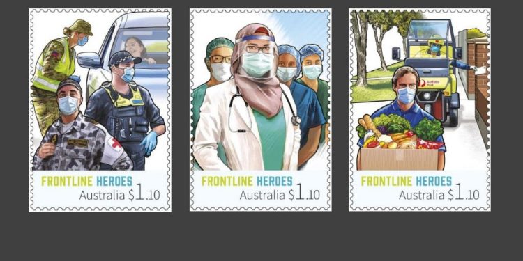 Australia Post Merilis Prangko Baru dengan Ilustrasi Dokter Berhijab