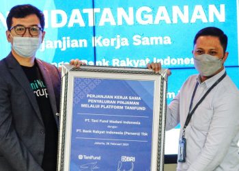 TaniFund dan BRI Jalin Kerja Sama Penyaluran Kredit Senilai Rp200 Miliar untuk Petani dan UMKM