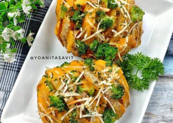 Resep Baked Potato Cheese, Ide Sarapan Pengganti Nasi