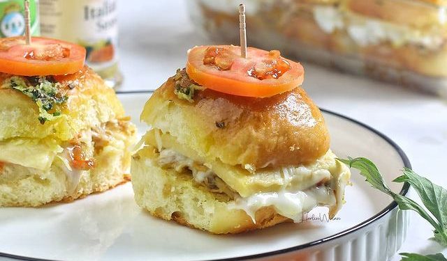 Chicken and Cheese Pull Apart Rolls, Kreasi Roti Isi Kekinian