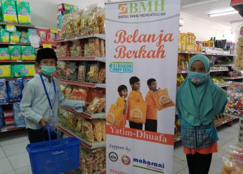 Belanja Berkah Bersama Yatim Piatu-Dhuafa di Demak