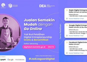 Pelatihan Gratis Digital Entrepreneurship dari Google, Facebook, dan Gojek