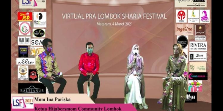 HmC Lombok dan Dispar Kota Mataram Gelar Fashion Show Jelang Lombok Sharia Festival 2021