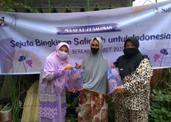 Salimah Sulsel Bagikan 853 Paket untuk Dhuafa Meriahkan Milad ke-21 Salimah