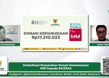 IHRI Gandeng BAZNAS Salurkan Donasi Kemanusiaan untuk Masyarakat Terdampak Bencana