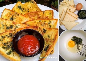 Roti Panggang Telur, Resep Mudah Hanya Butuh Tiga Bahan Saja